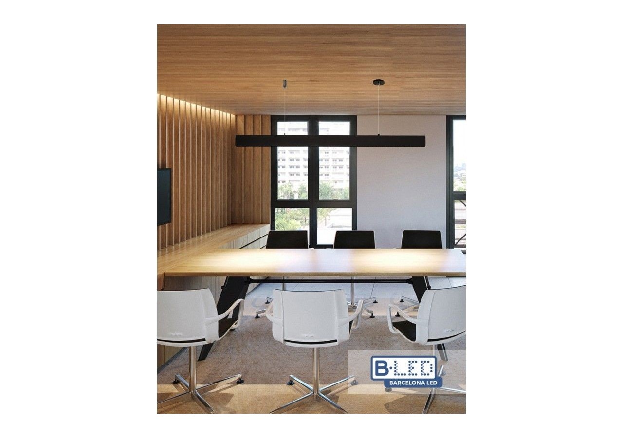 Suspension linéaire LED 30W 120cm 2750lm faible UGR16 - B9010-N-BC - Barcelona LED
