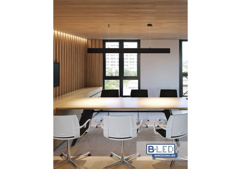 Suspension linéaire LED 30W 120cm 2750lm faible UGR16 - B9010-N-BC - Barcelona LED