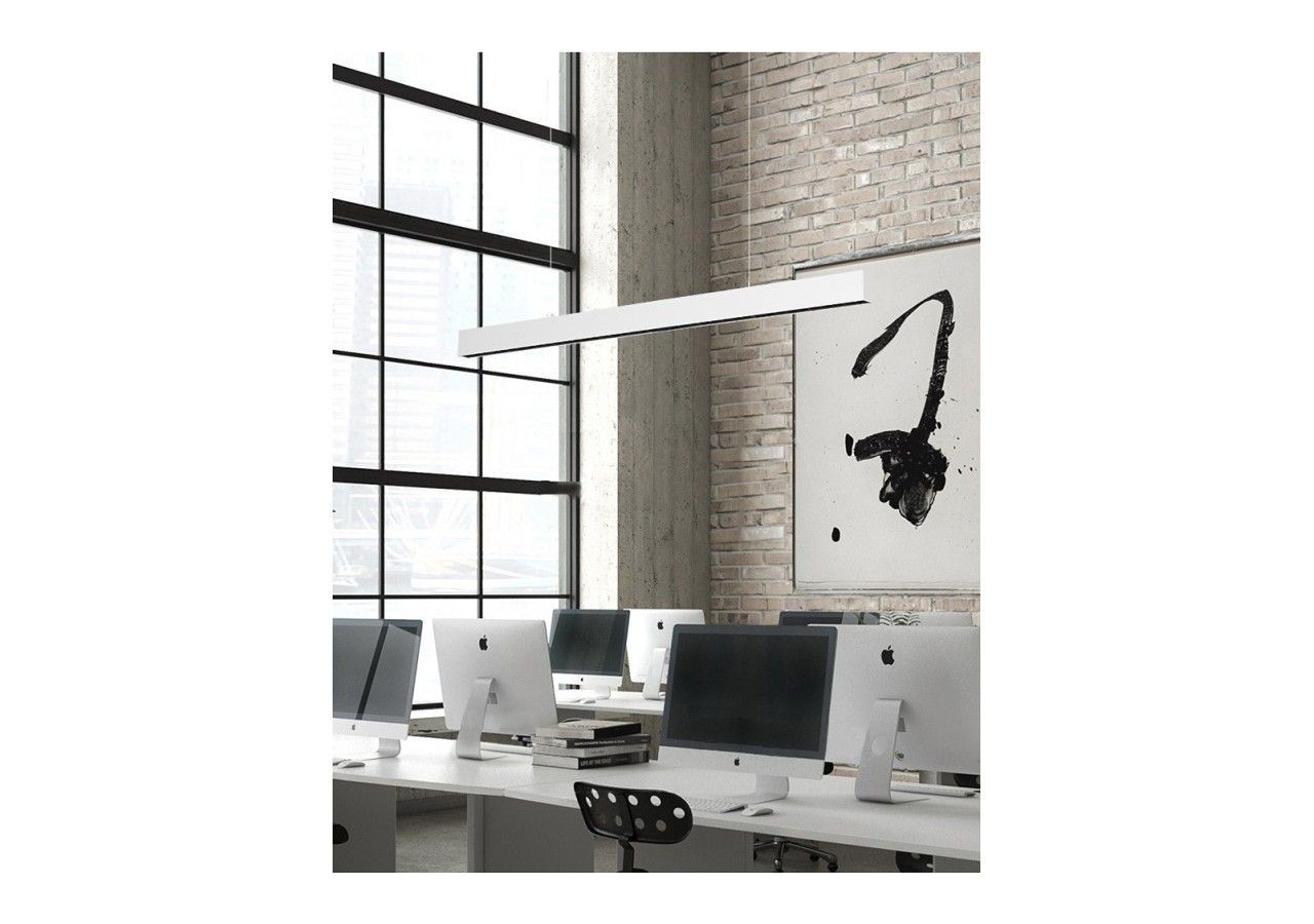 Suspension linéaire LED 30W 120cm 2750lm faible UGR16 - B9010-B-BC - Barcelona LED