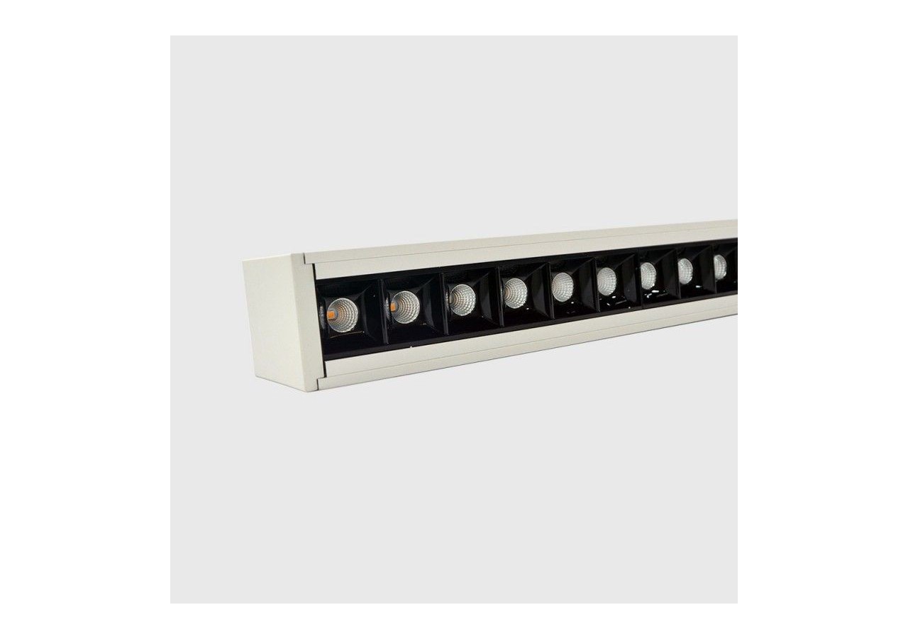 Suspension linéaire LED 30W 120cm 2750lm faible UGR16 - B9010-B-BC - Barcelona LED