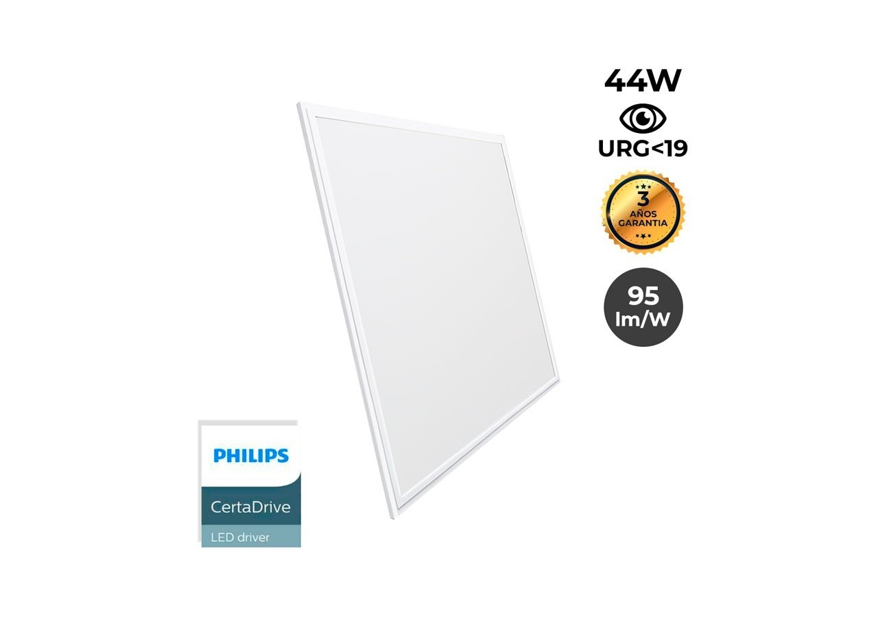 Panneau LED 60x60 extra-plat-Driver PHILIPS-44W-UGR19 - B5235-BN4 - Barcelona LED