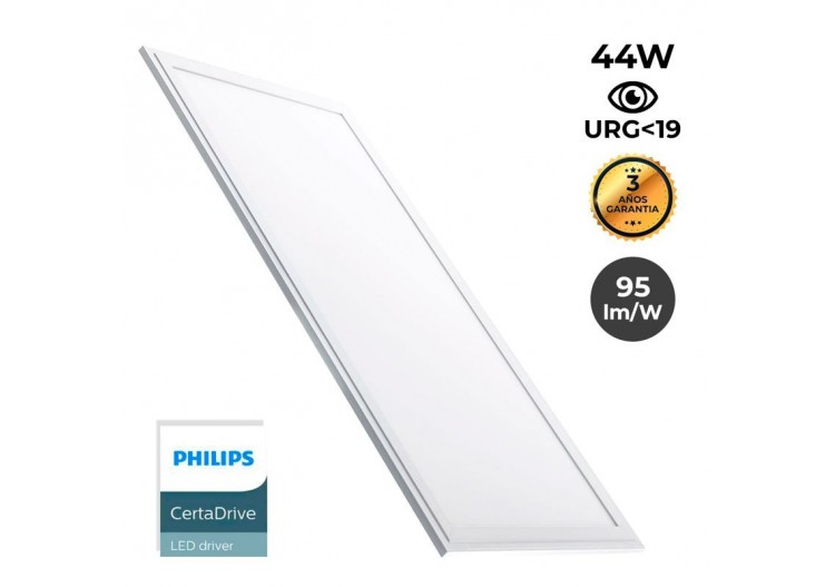 Panneau LED 120x30 extra-plat-Driver Philips-44W-UGR19 - B5236-BC3 - Barcelona LED