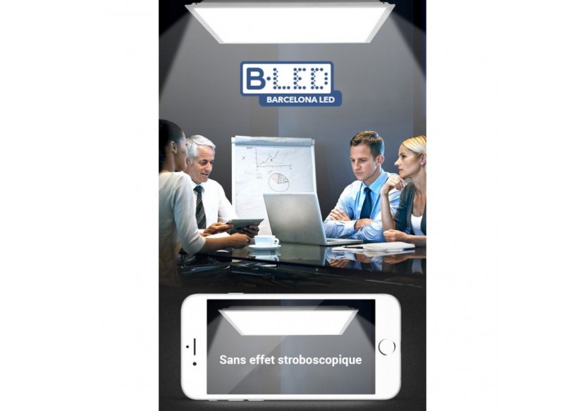 Panneau LED 120x30 extra-plat-Driver Philips-44W-UGR19 - B5236-BC3 - Barcelona LED