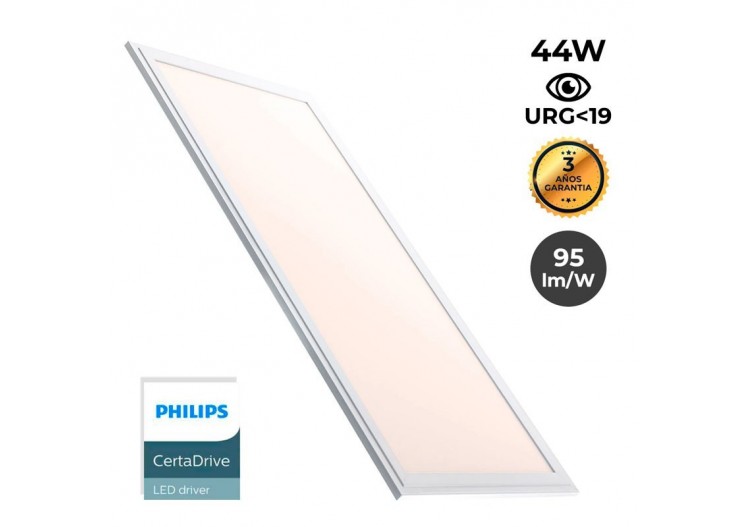 Panneau LED 120x30 extra-plat-Driver Philips-44W-UGR19 - B5236-BN3 - Barcelona LED