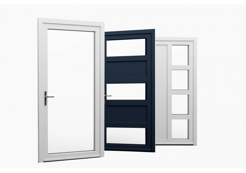 Gamme de portes d'entrée modulaires en PVC