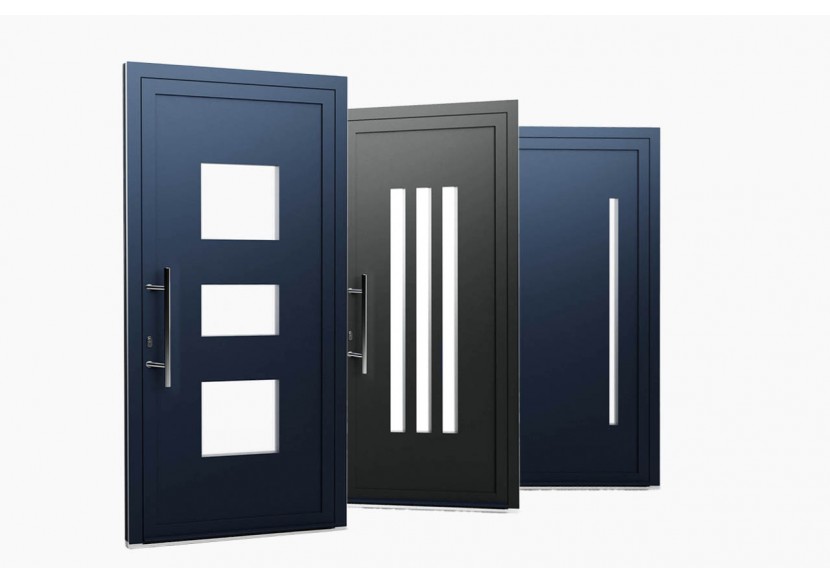 Gamme de portes d'entrée en Alu AluLine