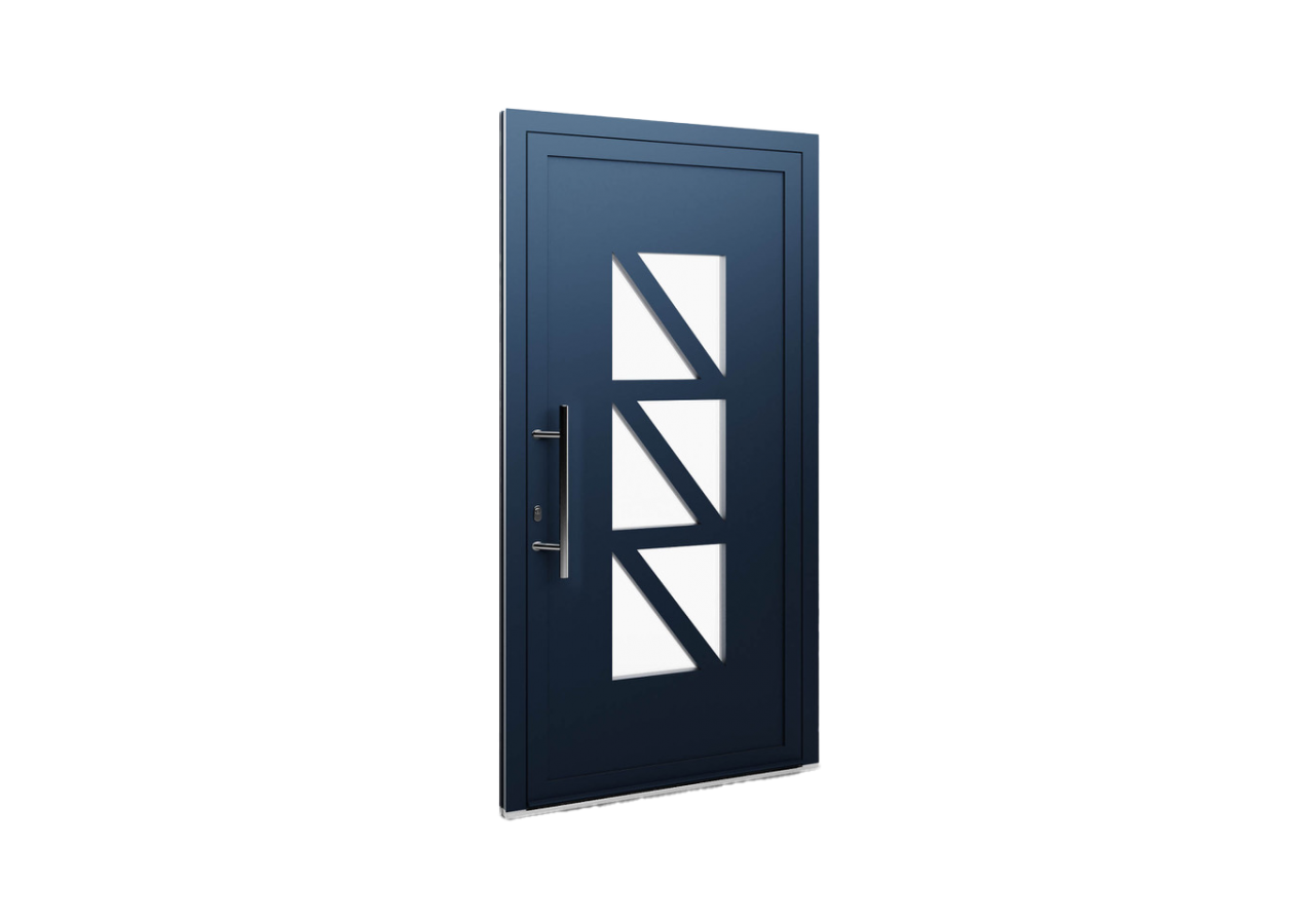 Gamme de portes d'entrée en Alu AluLine