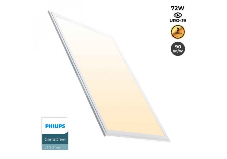 Panneau LED 120x60 extra-plat-Driver PHILIPS-72W-UGR19 - B5234-BN - Barcelona LED