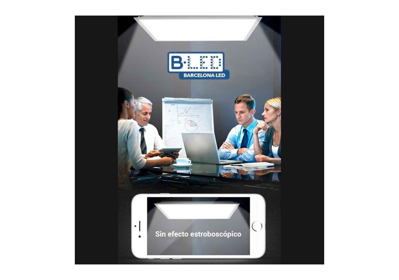 Panneau LED 120x60 extra-plat-Driver PHILIPS-72W-UGR19 - B5234-BN - Barcelona LED