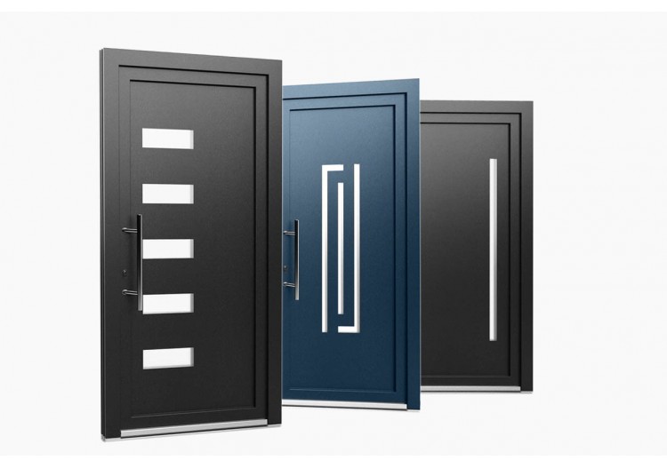 Gamme de portes d'entrée en PVC EkoLine