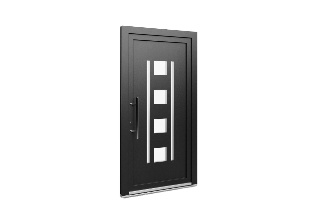 Gamme de portes d'entrée en PVC EkoLine