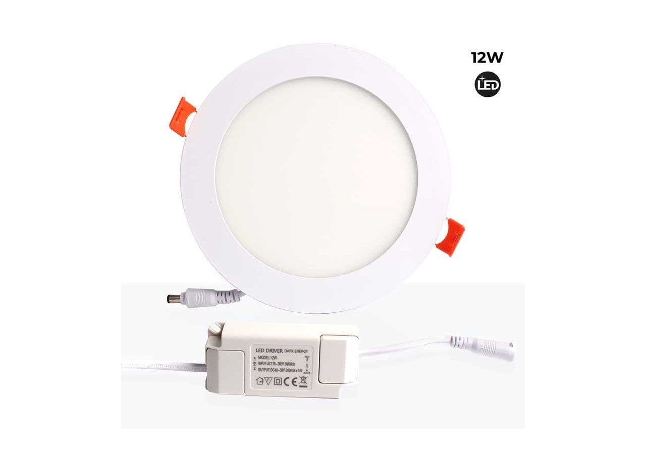 Spot LED encastrable extra-plat rond 12W - B1271-5-BC1 - Barcelona LED