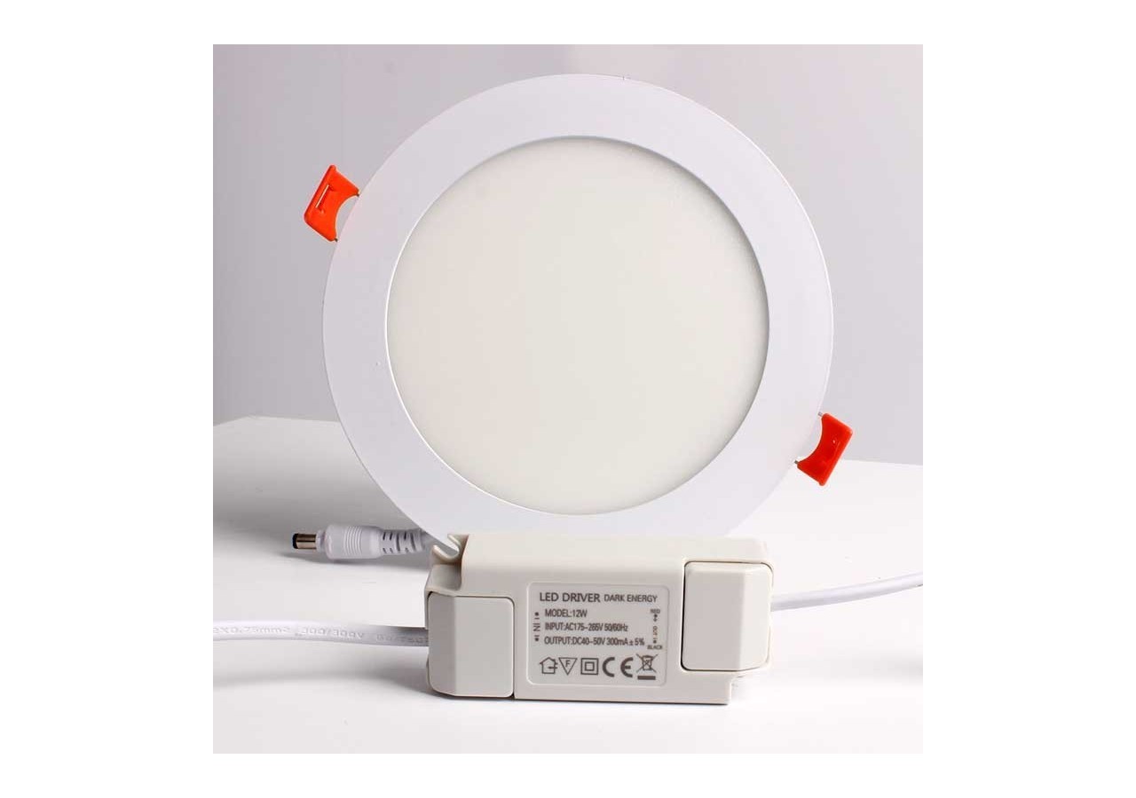 Spot LED encastrable extra-plat rond 12W - B1271-5-BC1 - Barcelona LED