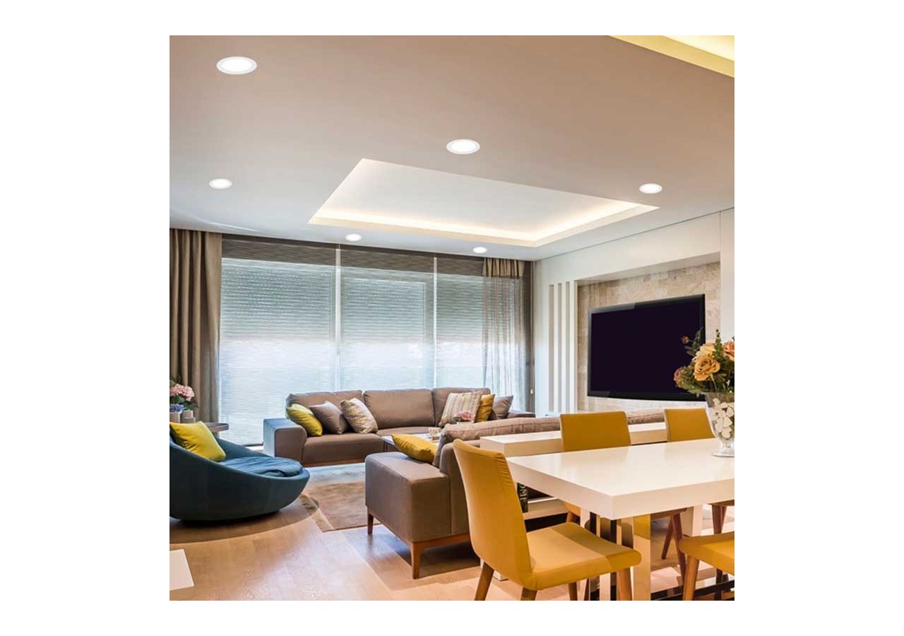 Spot LED encastrable extra-plat rond 12W - B1271-5-BC1 - Barcelona LED