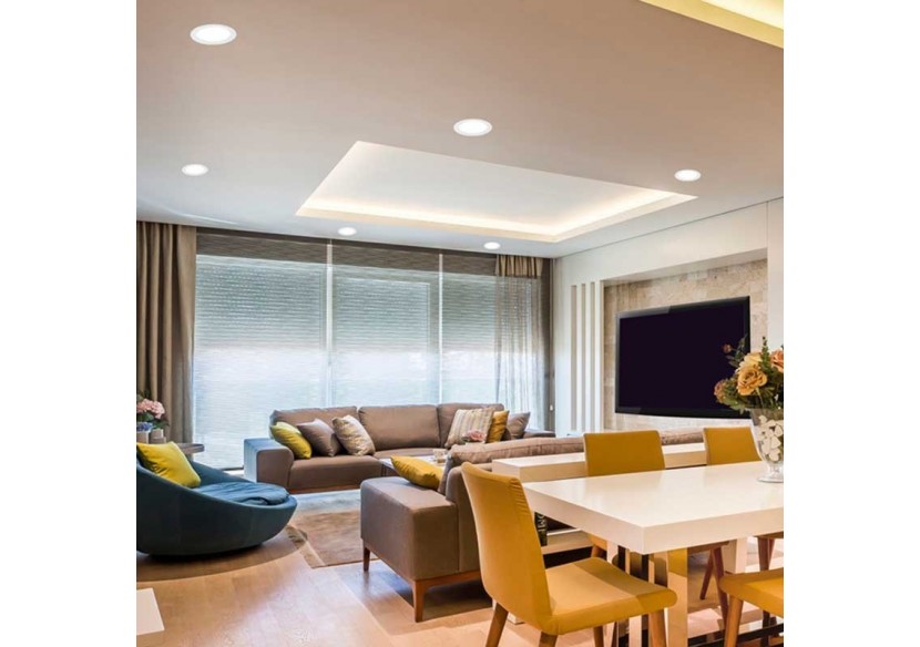 Spot LED encastrable extra-plat rond 12W - B1271-5-BC1 - Barcelona LED Spot LED encastrable extra-plat rond 12W - B1271-5-BC1 - Barcelona LED