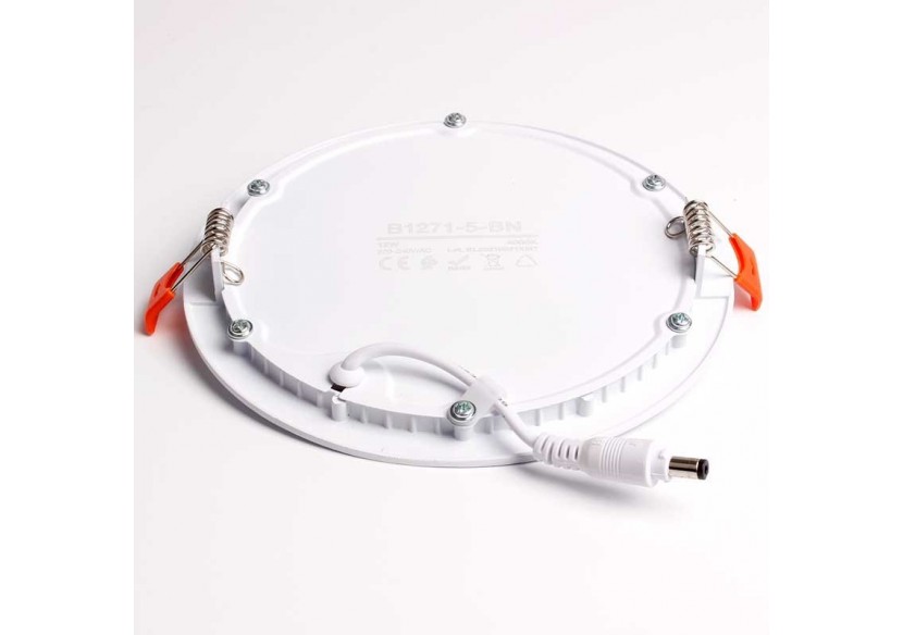 Spot LED encastrable extra-plat rond 12W - B1271-5-BN1 - Barcelona LED Spot LED encastrable extra-plat rond 12W - B1271-5-BN1 - Barcelona LED