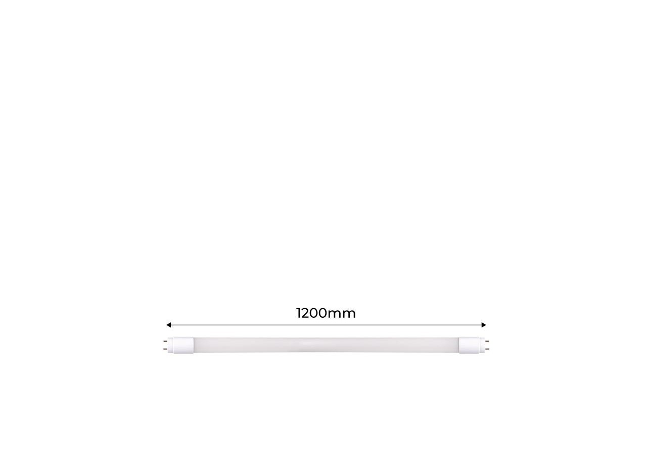 Tube LED T8 18W 1200mm en verre 140 LM/W - B4010-5-120BC8 - Barcelona LED