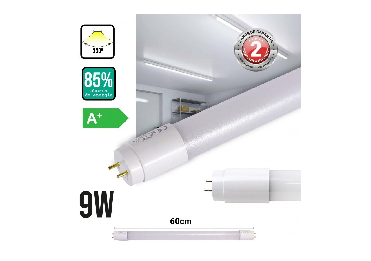 Tube LED T8 60cm-9W-140lm/W - B4012BN9 - Barcelona LED