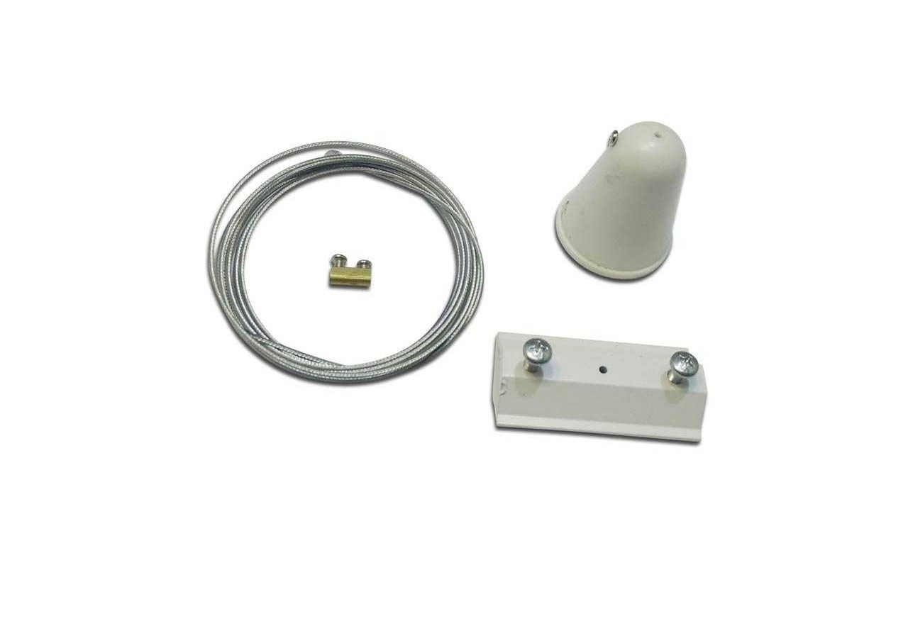 Kit de suspension pour rail monophasé-câble 1,5m (1u.) - BTM-GB08-N - Barcelona LED