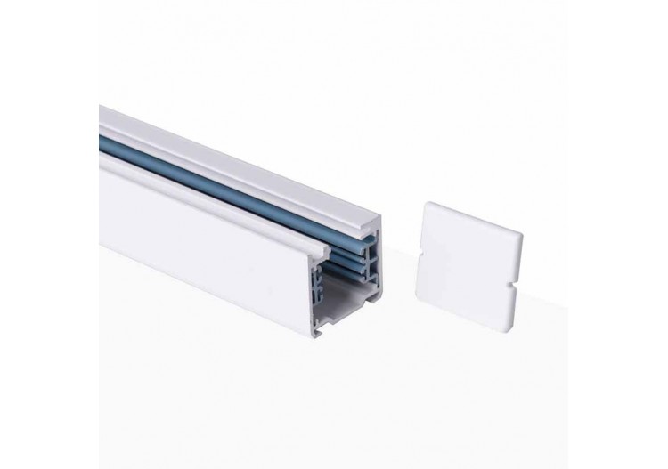 Rail triphasé de 200 cm saillie / suspendu - BTT-200-B - Barcelona LED