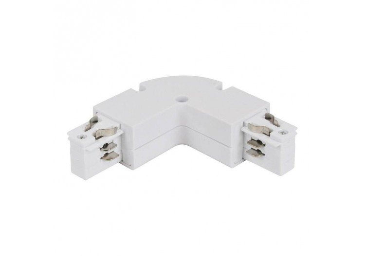 Union rigide 90 degrés extérieur rail triphasé - BTT-GB03-B - Barcelona LED