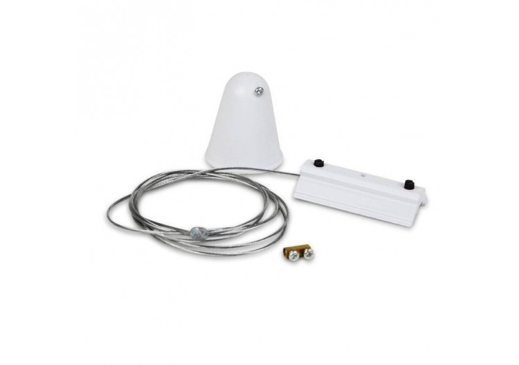 Kit de suspension pour rail triphasé-Câble 1,5m (1 unité) - BTT-GB08-N - Barcelona LED