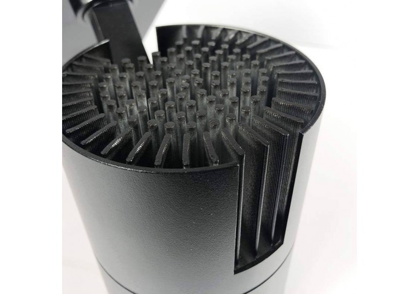 Projecteur LED sur rail monophasé spécial cosmétiques, mode et retail - B00574-N-RET-4K - Barcelona LED