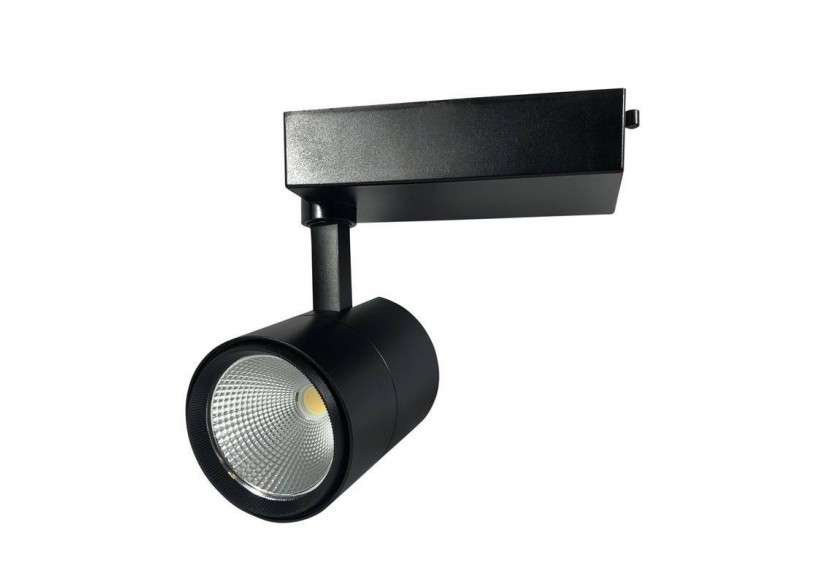 Projecteur LED sur rail monophasé spécial cosmétiques, mode et retail - B00574-N-RET-4K - Barcelona LED