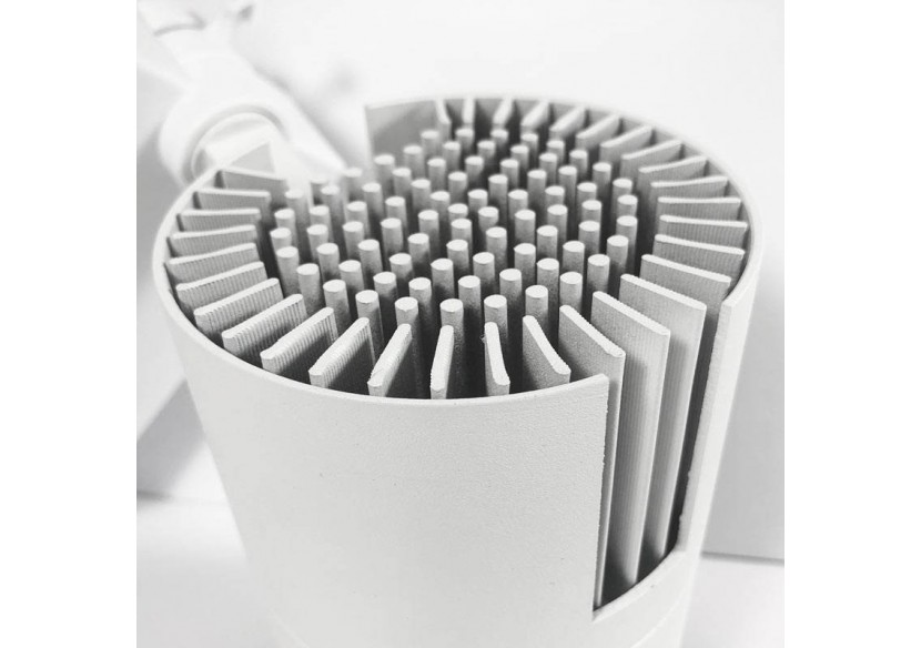 Projecteur LED sur rail monophasé spécial boulangeries-Driver Philips-LED COB-40W - B00574-B-PAN - Barcelona LED