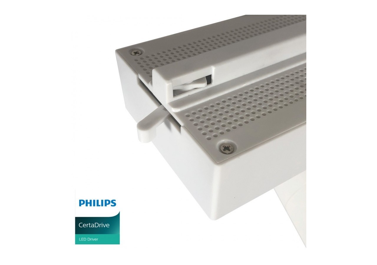 Projecteur LED sur rail monophasé spécial boulangeries-Driver Philips-LED COB-40W - B00574-B-PAN - Barcelona LED