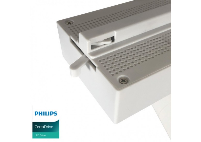 Projecteur LED sur rail monophasé spécial boulangeries-Driver Philips-LED COB-40W - B00574-B-PAN - Barcelona LED