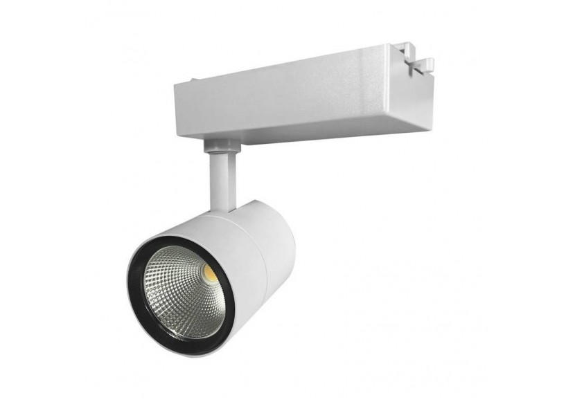 Projecteur LED sur rail monophasé spécial boulangeries-Driver Philips-LED COB-40W - B00574-B-PAN - Barcelona LED