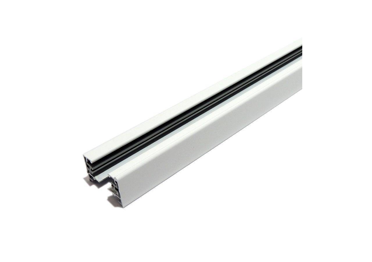 Rail Monophasé Pour Spots LED 1 Mètre - Installation En Surface, Aluminium, Prépercé - Pour Boutique, Maison, Vitrine (blanc, Lot De 6)