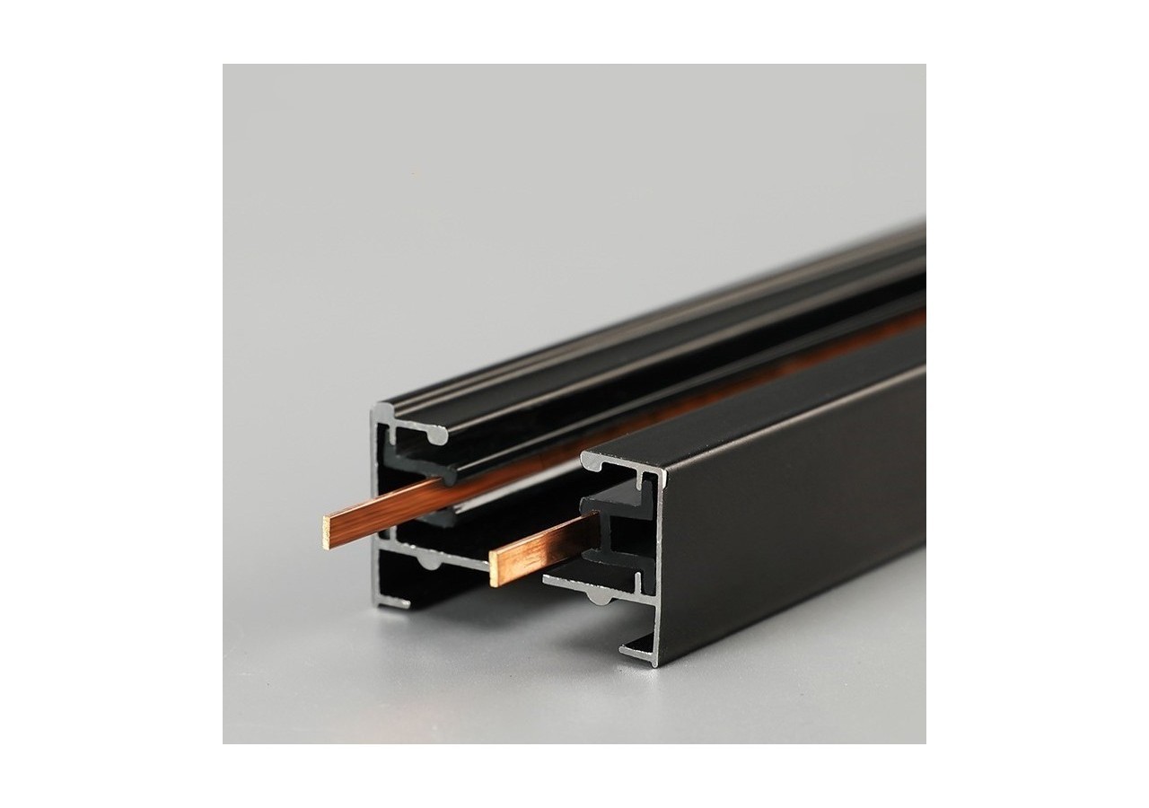 Rail monophasé en saillie pour spots LED-barre de 1 mètre - BTM-100-B - Barcelona LED