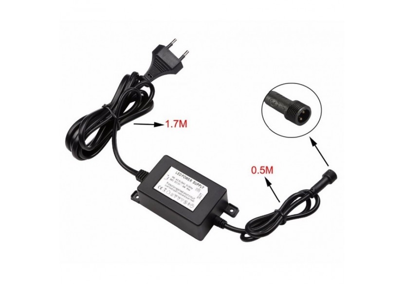 Kit 6 spots LED encastrables au sol diamètre 58x9mm 0,5W 12V-DC IP67 - BA50001-AZ - Barcelona LED