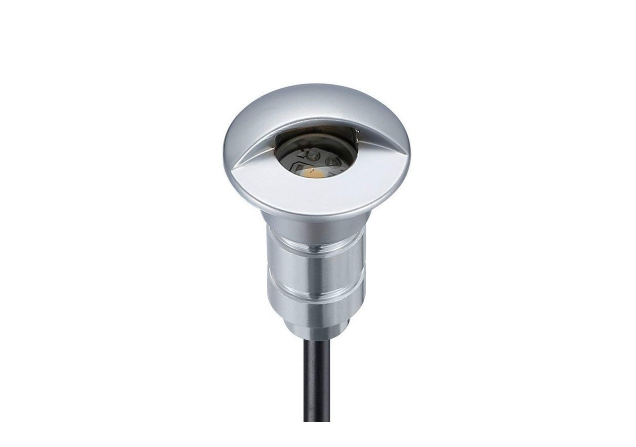 Kit 6 spots 0,3W 12V-DC diamètre 26x41mm IP67 + câbles + alimentation - BA50006-BF - Barcelona LED