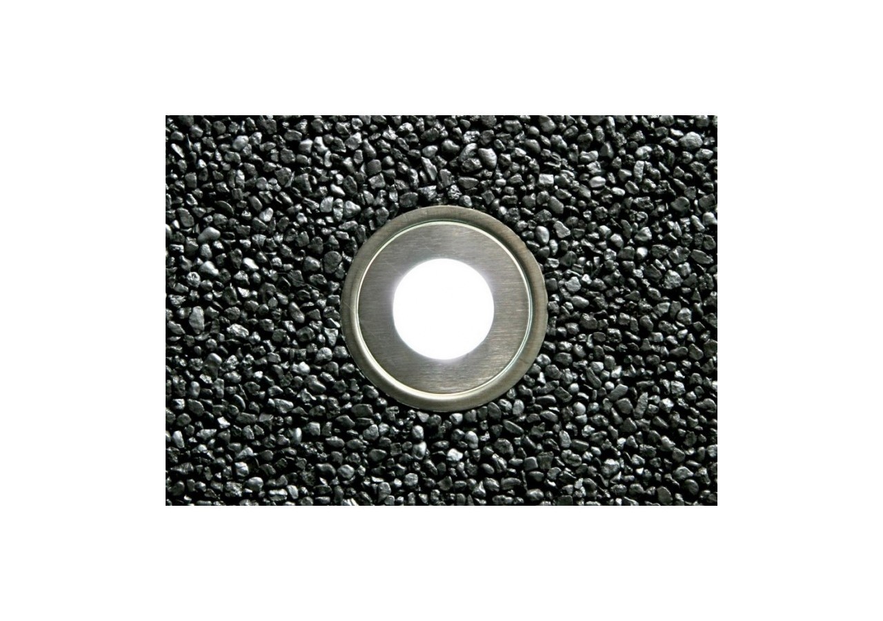 Spot encastrable au sol 0.5W 12V-DC IP67 diamètre 60x29,5mm 3000K - BA50010-BN - Barcelona LED