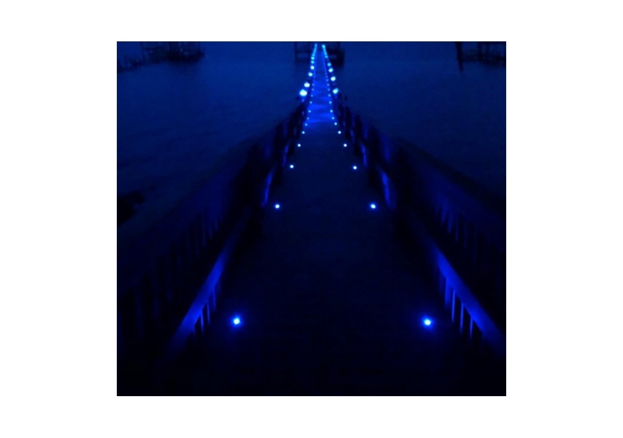 Spot encastrable au sol 0.5W 12V-DC IP67 diamètre 60x29,5mm 3000K - BA50010-AZ - Barcelona LED