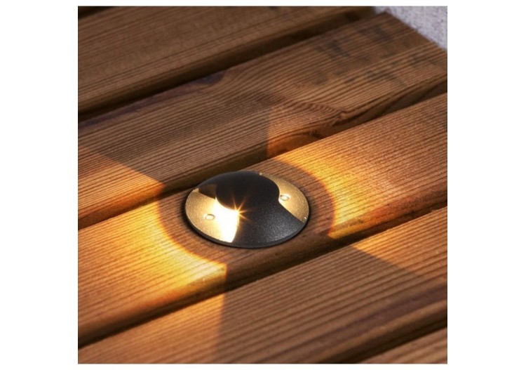 Balise encastrable au sol LED 0,75W 12V DC - BA50018-BC-B - Barcelona LED 2