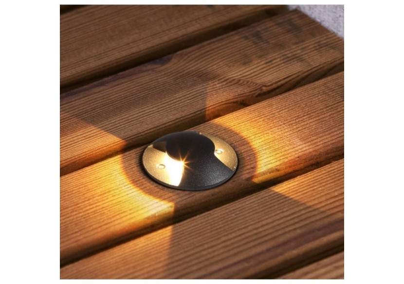 Balise encastrable au sol LED 0,75W 12V DC - BA50018-BC-B - Barcelona LED