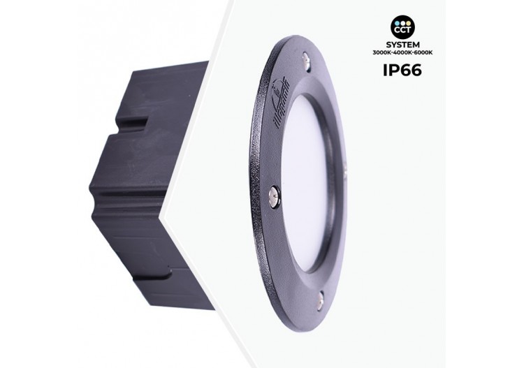 Applique LED encastrée FUMAGALLI LETI 100 round 3W - 2C1.000.000.AYG1K - Barcelona LED