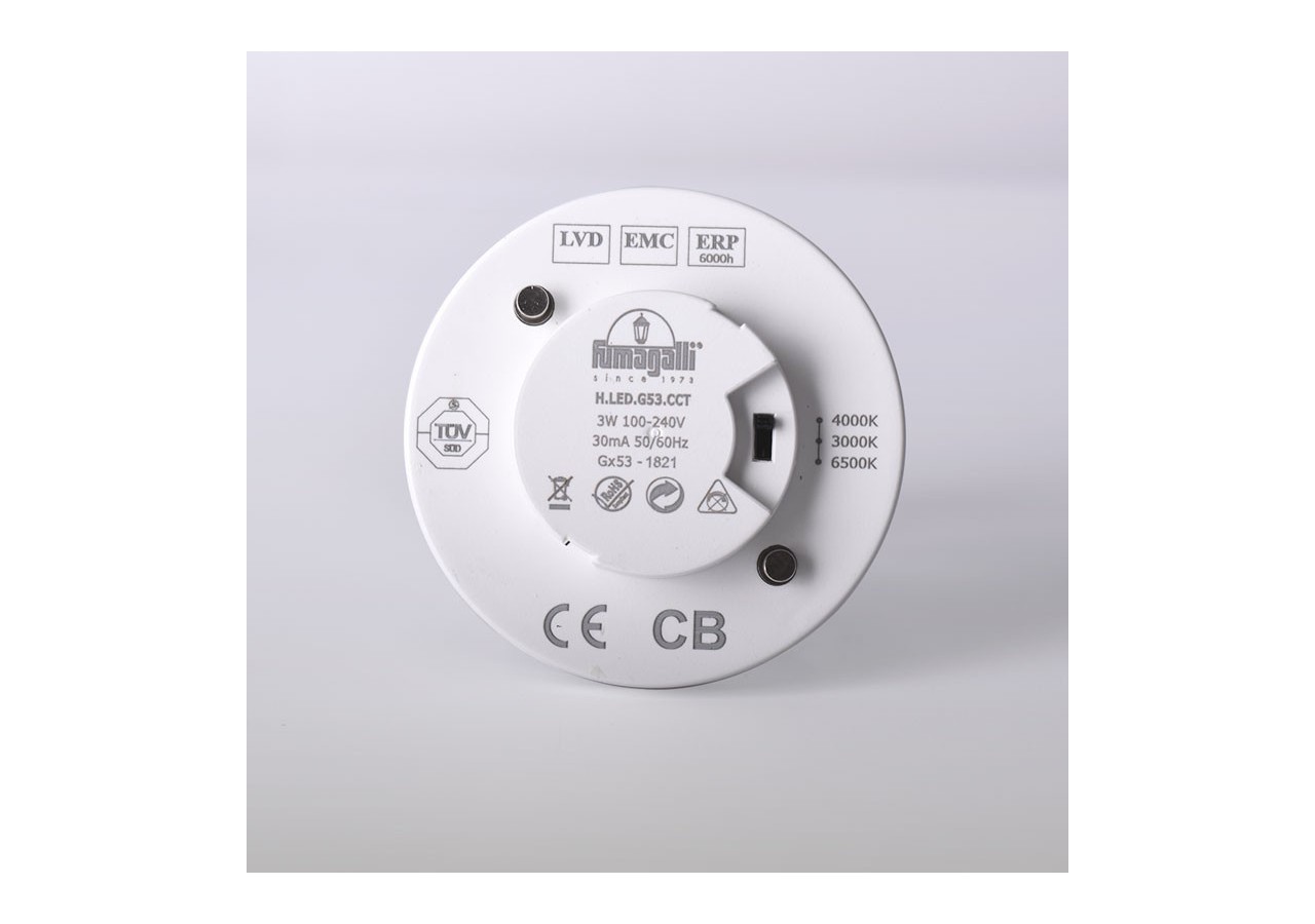 Applique LED encastrée FUMAGALLI LETI 100 round 3W - 2C1.000.000.AYG1K - Barcelona LED