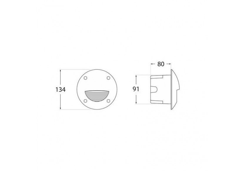 Balise LED encastrable FUMAGALLI "LETI 100" GX53-3W-IP66 - 2C4.000.000.WYG1L - Barcelona LED Balise LED encastrable FUMAGALLI "LETI 100" GX53-3W-IP66 - 2C4.000.000.WYG1L - Barcelona LED