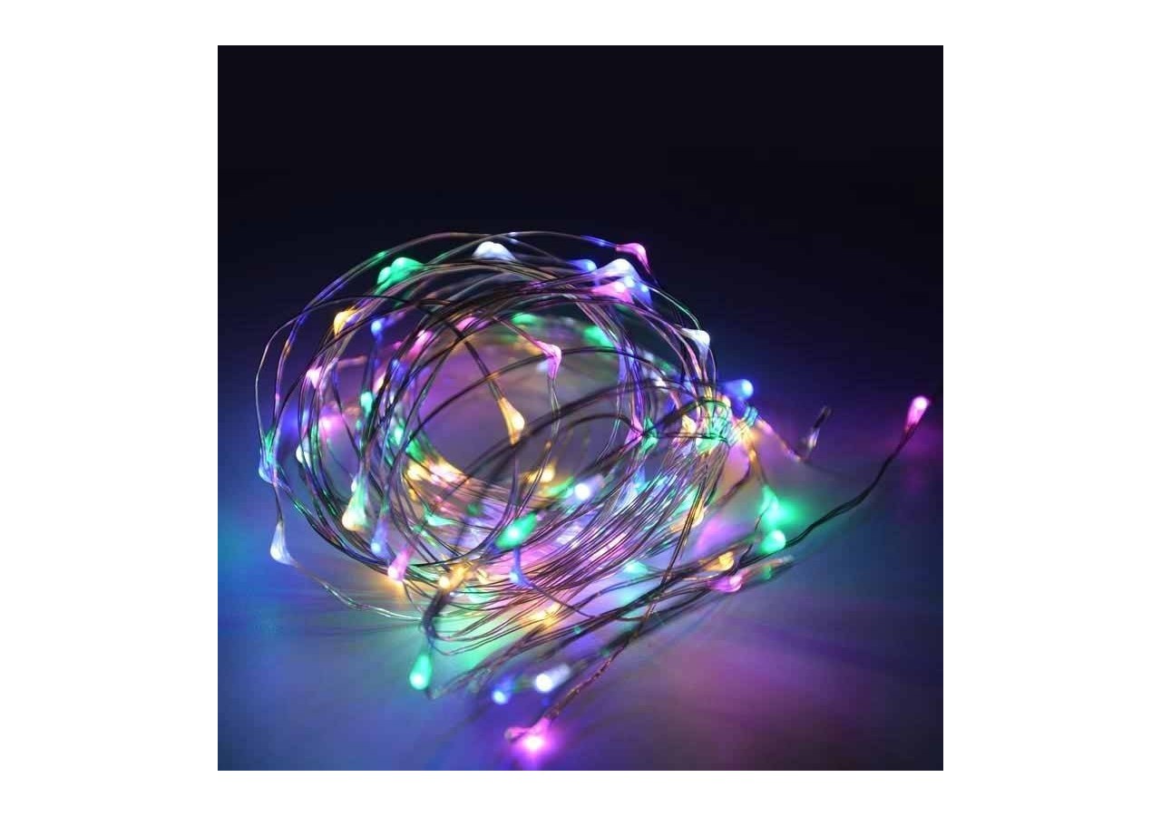Guirlande LED lumineuse Fil de cuivre LED "fairy lights"(10m) - X0002-RGB - Barcelona LED