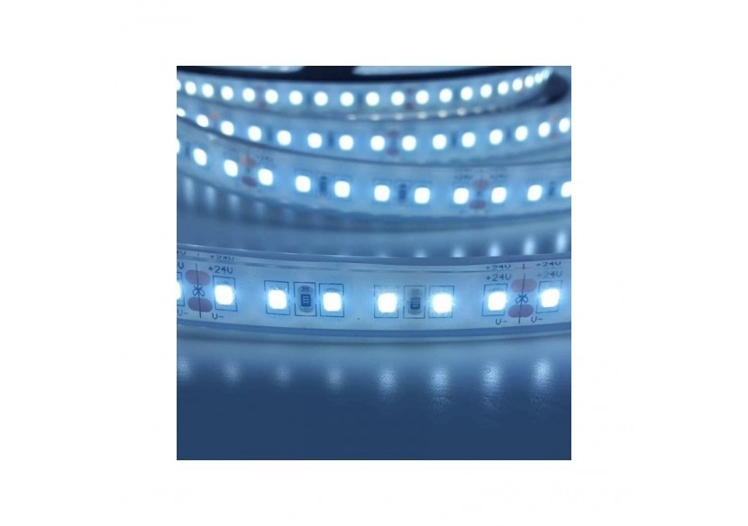 Ruban LED 24V-DC 18W/m monochrome IP67 (SMD2835 120LED/m) Rouleau de 5m - B1553BF - Barcelona LED