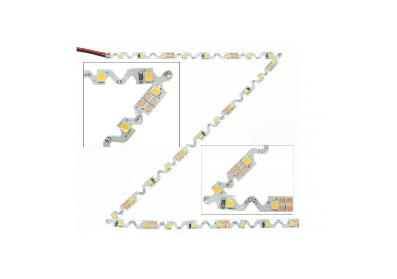 Ruban LED 12V ZigZag 36W IP20 5m - B1522BF - Barcelona LED