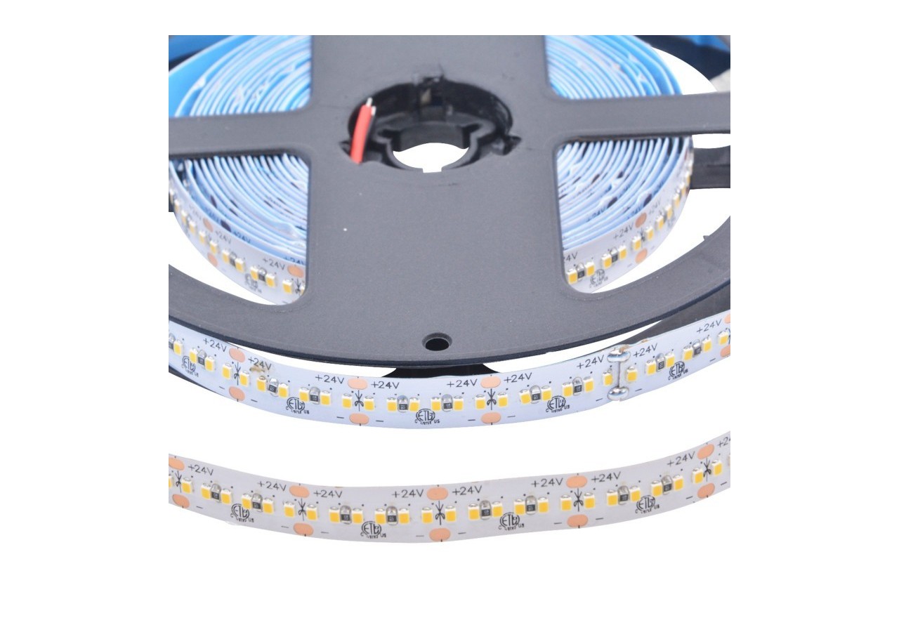 Ruban LED 24V DC 26W/m IRC90 monochrome IP20 Rouleau de 5m - B1555BF - Barcelona LED