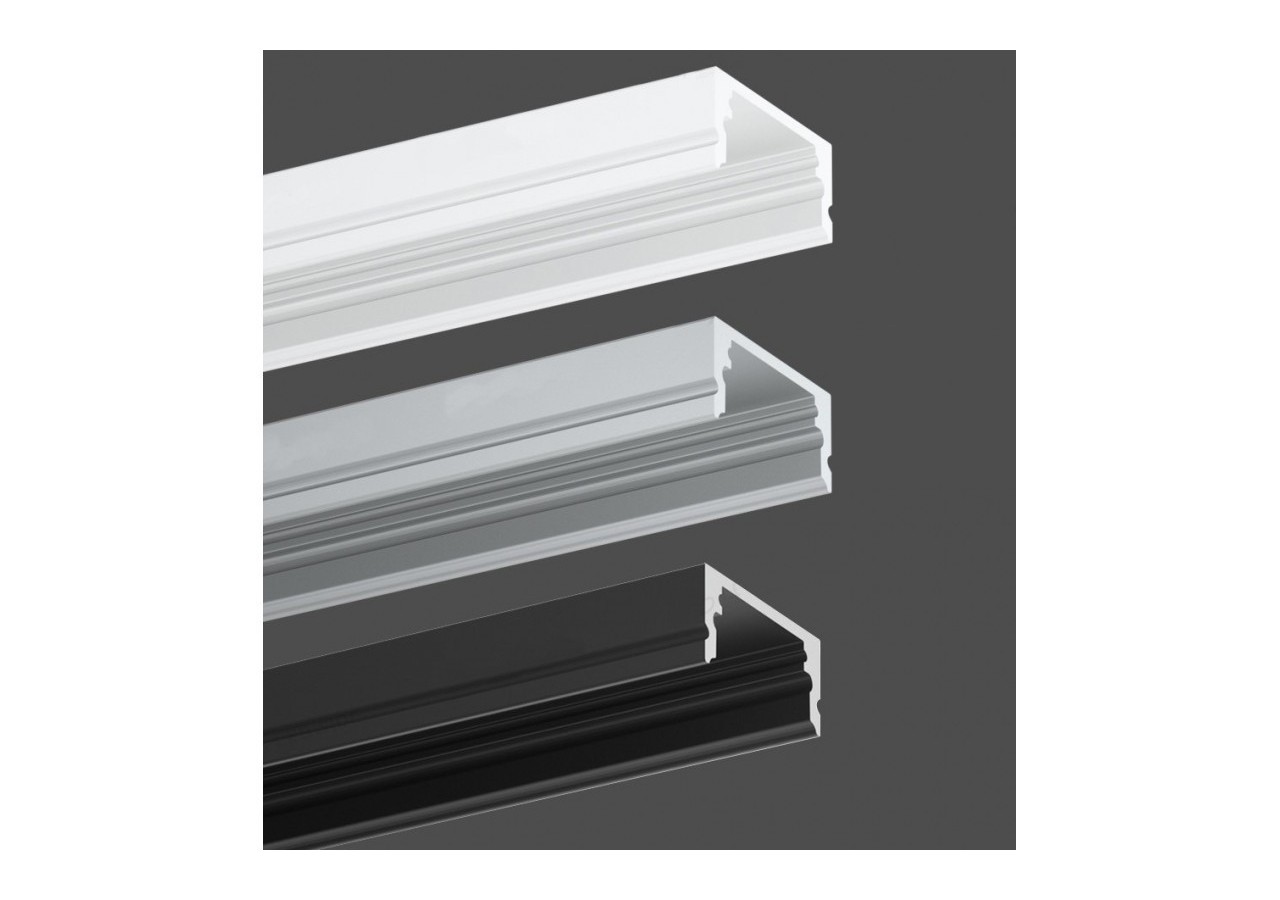 Profilé en aluminium 17x8mm - BPERF17X8 - Barcelona LED