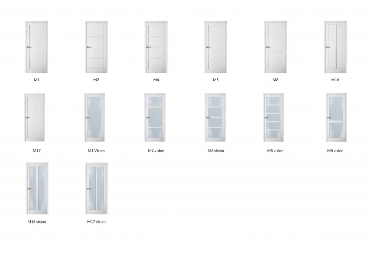 Gamme de portes d'intérieur Moda 2