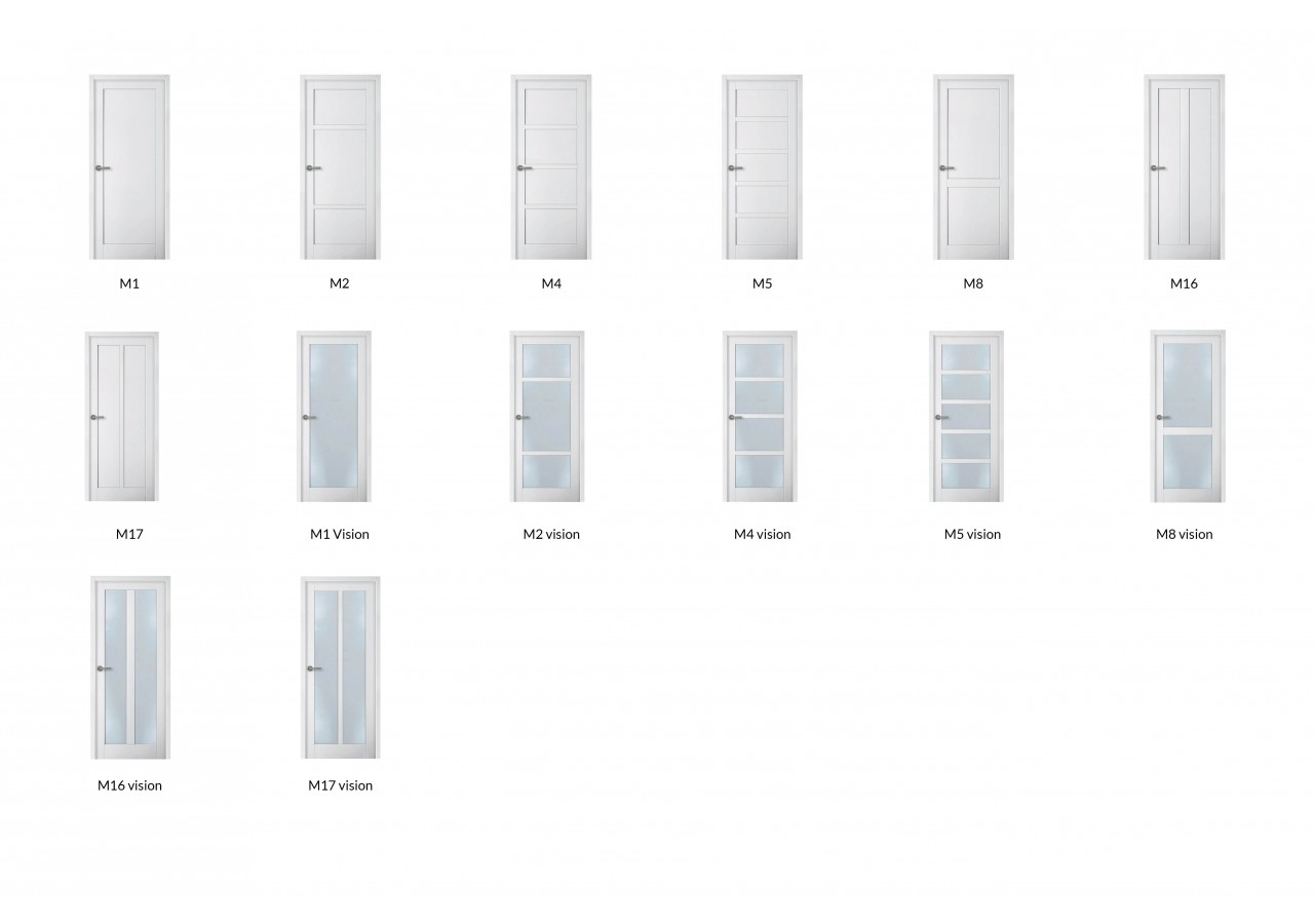 Gamme de portes d'intérieur Moda
